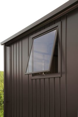 Element de fenêtre pour abri de jardin Biohort gris foncé