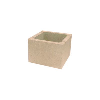 Elément de pilier 28 x 28 cm ton pierre
