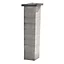 Elément de pilier marbre gris 40 x 40 cm