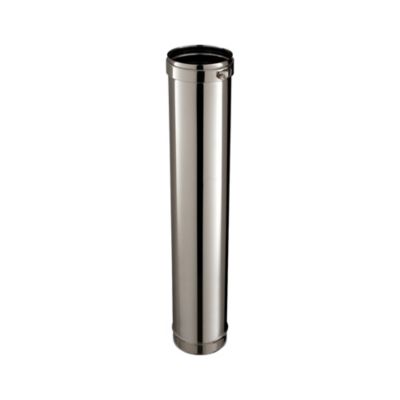 Element droit 1M + Col D80 POUJOULAT | Castorama