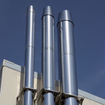 Elément droit Therminox ø150 mm noir, 1,2 m Poujoulat