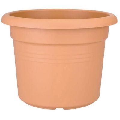 ELHO Pot de fleurs Green Basics cilinder - 43,8 x H 33,8cm - Terre cuite doux