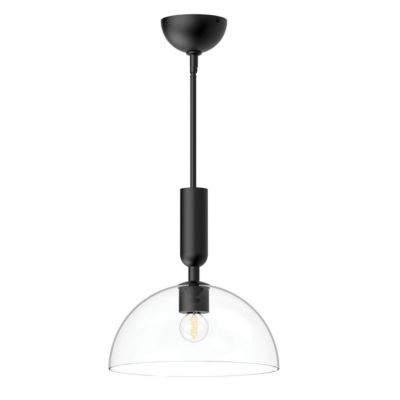 Elstead Alora Mood Jude Plafonnier suspendu dôme contemporain noir mat 1x E27