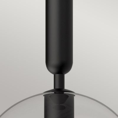 Elstead Alora Mood Jude Plafonnier suspendu dôme contemporain noir mat 1x E27
