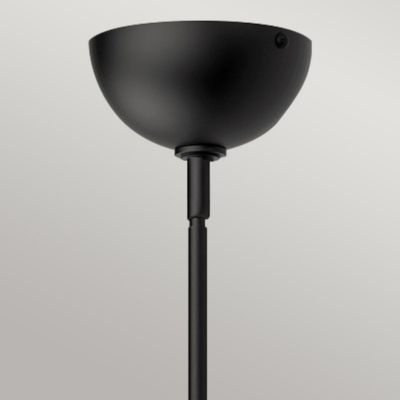 Elstead Alora Mood Jude Plafonnier suspendu dôme contemporain noir mat 1x E27
