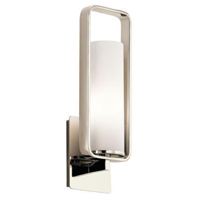 Elstead City Loft - Applique murale d'intérieur à 1 ampoule, nickel poli, E27