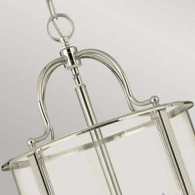 Elstead Gentry - Grande suspension à 6 bougies - Nickel poli