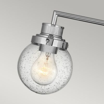 Elstead Hinkley Poppy Applique Salle de Bain Chrome Poli, IP44