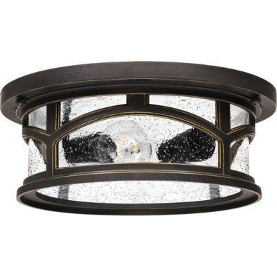 Elstead Marblehead - Plafonnier à 2 ampoules - Fini bronze palladien, E27