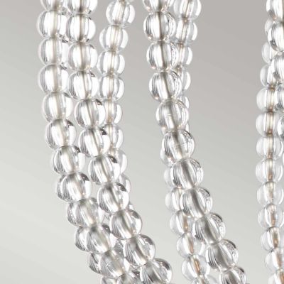 Elstead Oberlin - Grand luminaire suspendu sphérique à 2 ampoules DEL, nickel satiné