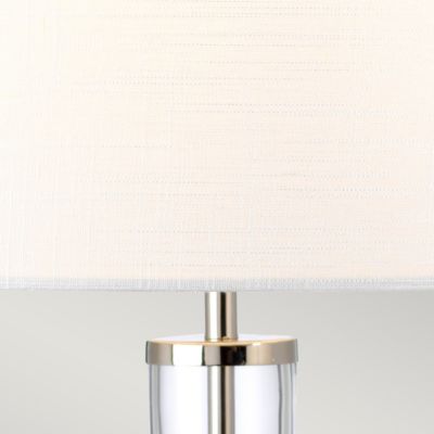 Elstead Orb Lampe de table avec abat-jour rond nickel poli