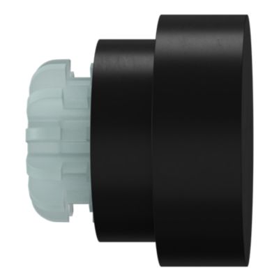 Embout barre à rideaux Araxos bouchon noir mat Ø6 x L.8.9cm GoodHome