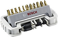 Embout Bosch 11 pièces TIN + Quick change