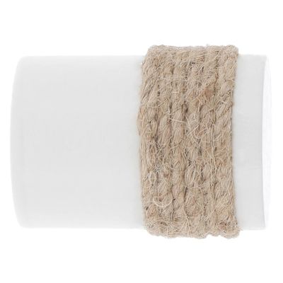 Embout bouchon corde pour barre à rideau Volos bois de hêtre blanc Ø28mm GoodHome