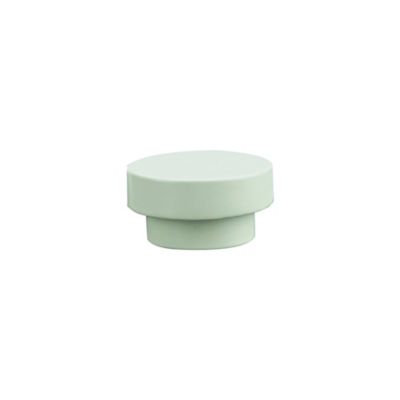 Embout bouchon pour barre à rideau GoodHome 19 mm Anafi blanc