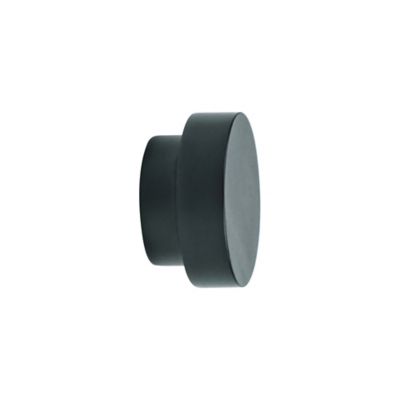 Embout bouchon pour barre à rideau GoodHome 19 mm Araxos noir