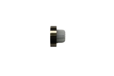 Embout bouchon pour barre à rideau GoodHome 28 mm Antiki or