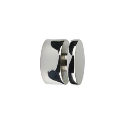 Embout bouchon pour barre à rideau GoodHome 28 mm Olympe gris