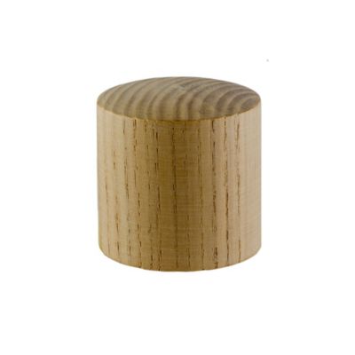 Embout bouchon pour barre à rideau GoodHome 28 mm Symi naturel