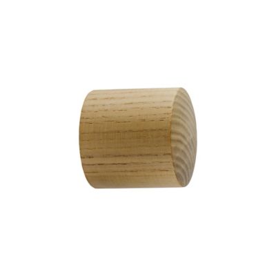 Embout bouchon pour barre à rideau GoodHome 28 mm Symi naturel