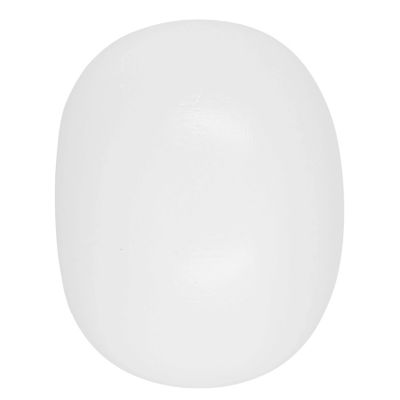 Embout boule pleine pour barre à rideau Volos bois de hêtre blanc Ø28mm GoodHome