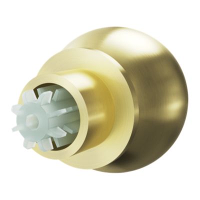 Embout boule pour barre à rideau Easy-Fit Elasa métal doré Ø19mm GoodHome