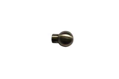 Embout boule pour barre à rideau GoodHome 16 mm Antiki or