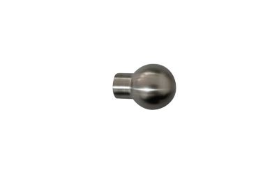 Embout boule pour barre à rideau GoodHome 16 mm Athens gris
