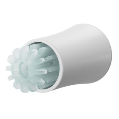Embout cône pour barre à rideau Easy-Fit Anafi métal blanc Ø28mm GoodHome