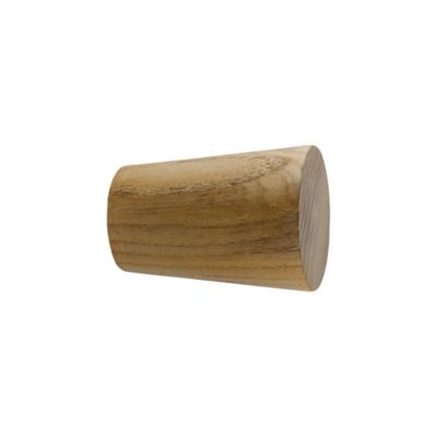Embout cône pour barre à rideau GoodHome 28 mm Symi naturel