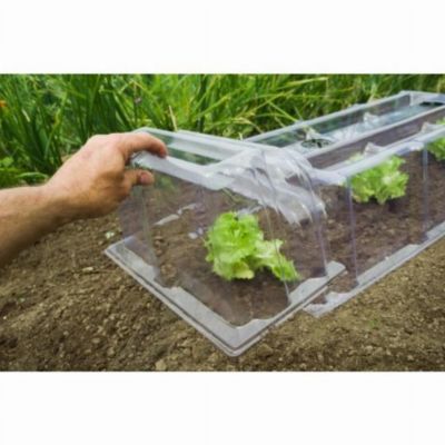 Embout de fermeture tunnel souple H22cm - Lot de 2 - Outside Living