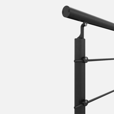 Embout de main courante gris anthracite, Opalu KORDO