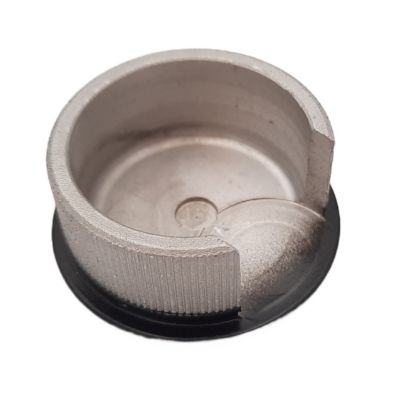 Embout de rampe d'escalier FORTIA aluminium noir