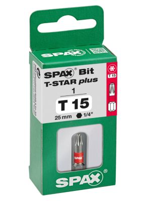 TOURNEVIS,TP15--Lot de 10 embouts de tournevis Torx avec trou de 25mm