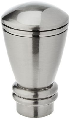 EMBOUT TRINGLE RIDEAUX CYLINDRIQUE GRIS ANTHRACITE ATELIERS 28