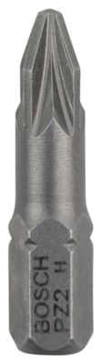 Embout XH Pozidriv PZ2 25 mm - 3 pièces