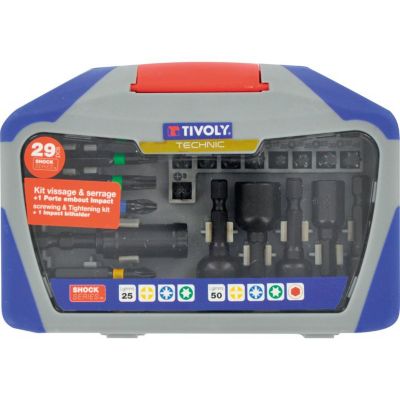 Embouts de vissage - Coffret de 29 pièces - Jeux mixte - Tivoly