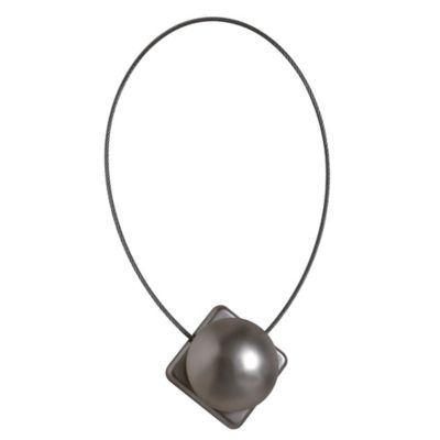 MADECOSTORE Barrette carrée en Bois pour Rideaux - V.créations - Wengé