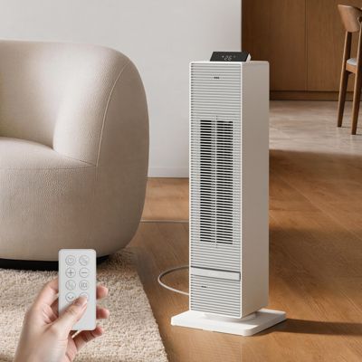 EMKE Radiateur Soufflant Céramique 2000W, Chauffage et Mode Ventilateur, Écran LED, Télécommande