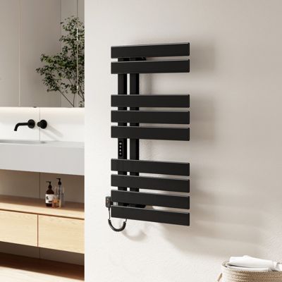 EMKE Sèche-serviettes électrique 1000X500mm 320W blanc