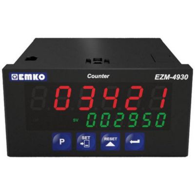 Emko ESM-4930 régulateur PID universel Pt100 et thermocouples, 2 sorties relais 5 A, 24 V AC/DC