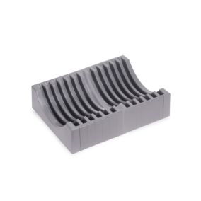 Emuca Kit de rangement pour assiettes, 13 assiettes maximum, Plastique, Gris