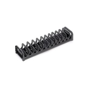 Emuca Orderbox Porte-assiettes pour tiroir, 120x470mm, Aluminium et Plastique, Gris antracite