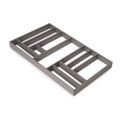 Emuca Organisateur de tiroirs Alumount 900x500, Aluminium, Gris antracite