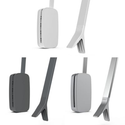 Emuca Penderie rabattable pour armoire Sling, 830 - 1150, Titane   , Acier et Plastique.