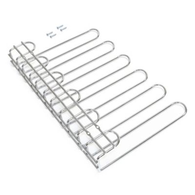 Emuca Porte-verres pour meubles Supra 5 rangées, longueur 320mm, Acier, Chromé
