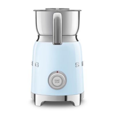 Emulsionneur de lait 500w 0.6l bleu azur Smeg MFF11PBEU années 50