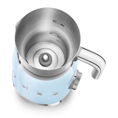 Emulsionneur de lait 500w 0.6l bleu azur Smeg MFF11PBEU années 50