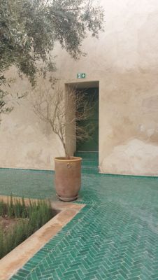 EN STOCK - Bejmat véritable 5x15 Vert Turquoise- HENDAYA