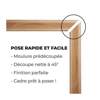 Encadrement Mouluré - NORDLINGER PRO - 20 x 60 cm - 42 x 14 mm - 100%